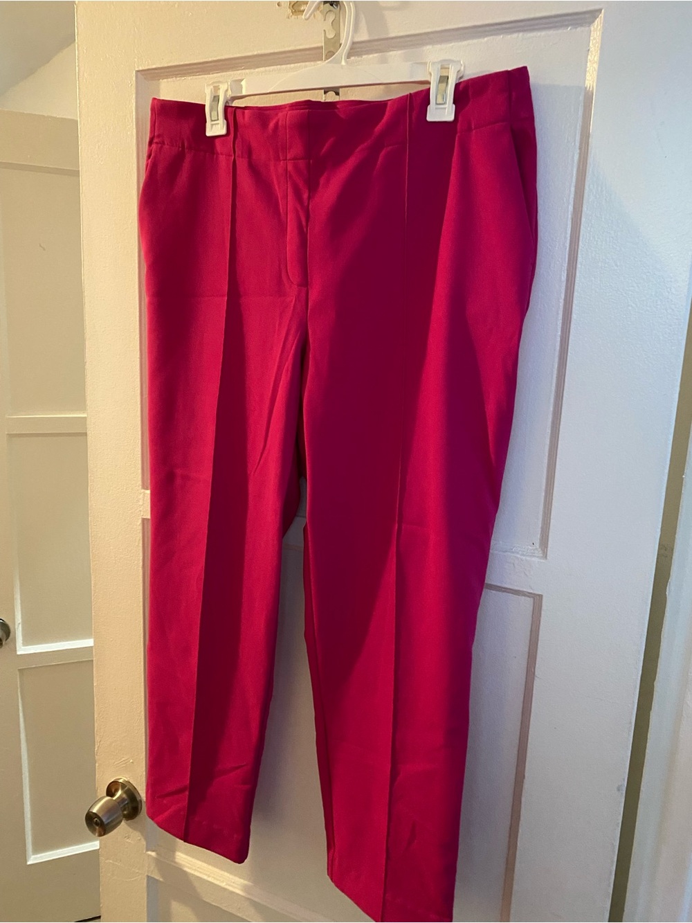 Rachel Zoe Vibrant Fuchsia Straight-Leg Pants